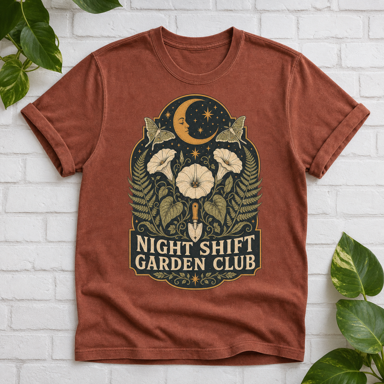 Night Shift Garden Club T-Shirt - Yam