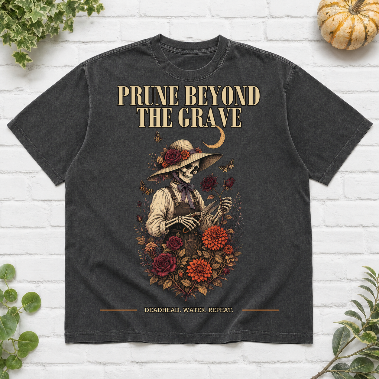 Prune Beyond The Grave Halloween T-Shirt - Pepper