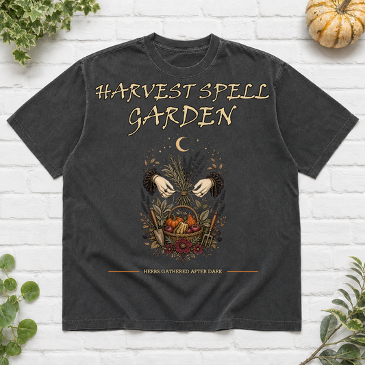 Harvest Spell Garden Halloween T-Shirt - Pepper