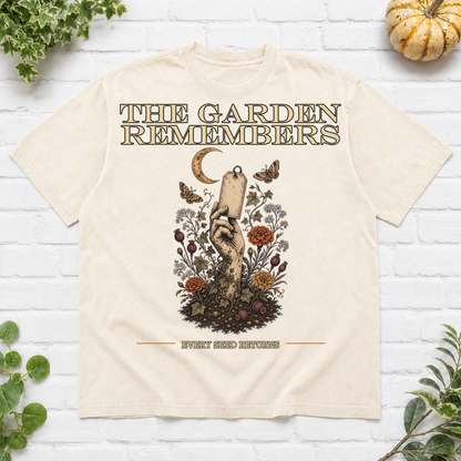 The Garden Remembers Halloween T-Shirt - Ivory