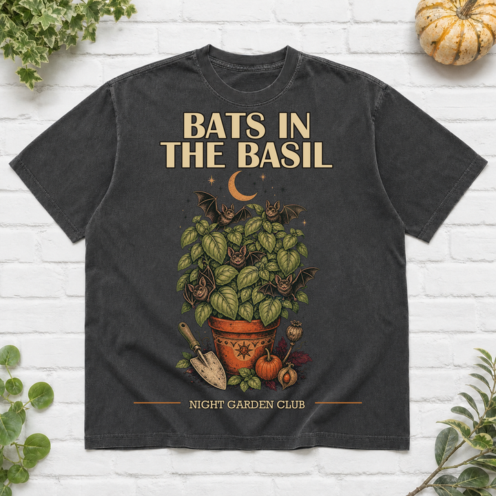 Bats In The Basil Halloween T-Shirt
