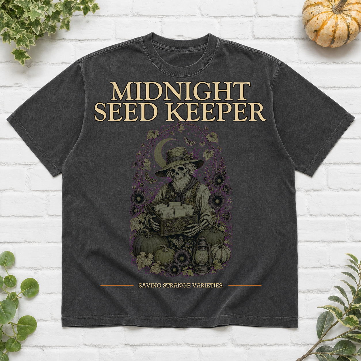 Midnight Seed Keeper Halloween T-Shirt - Pepper