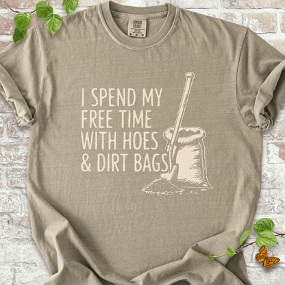 Hoes & Dirt Bags T-shirt - Khaki