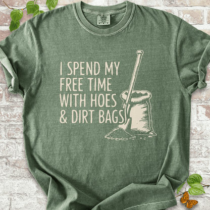 Hoes & Dirt Bags T-shirt - Moss