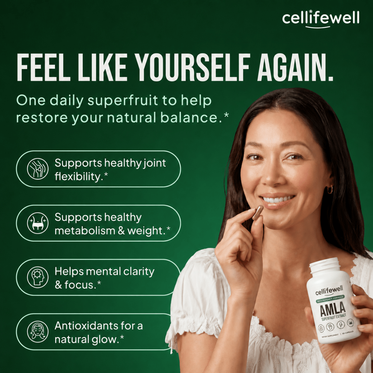 Amla Superfruit Capsules - Cellife Well