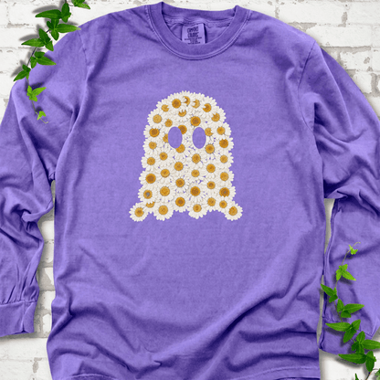 Booquet Daisy Ghost LS T-Shirt - Cellife Well