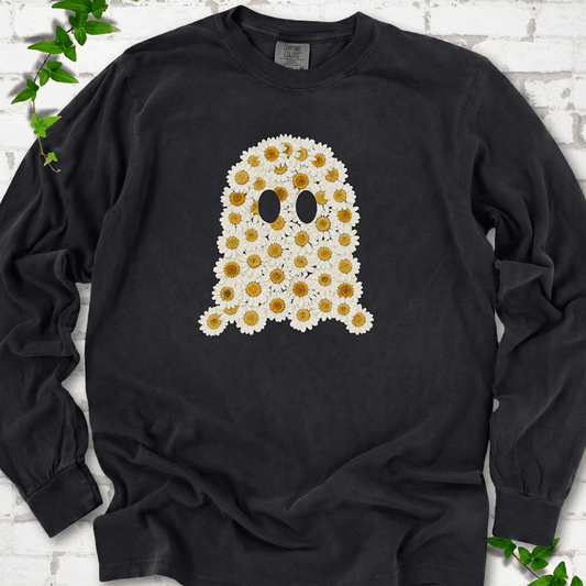 Booquet Daisy Ghost LS T-Shirt - Cellife Well