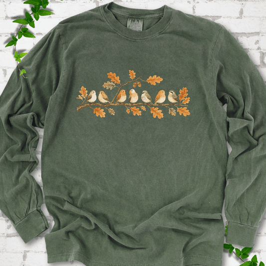 Fall Feathered Friends LS T-Shirt - Cellife Well