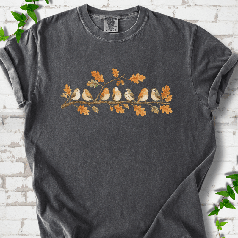 Fall Feathered Friends T-Shirt - Cellife Well