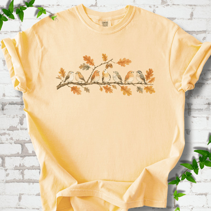 Fall Feathered Friends T-Shirt - Cellife Well