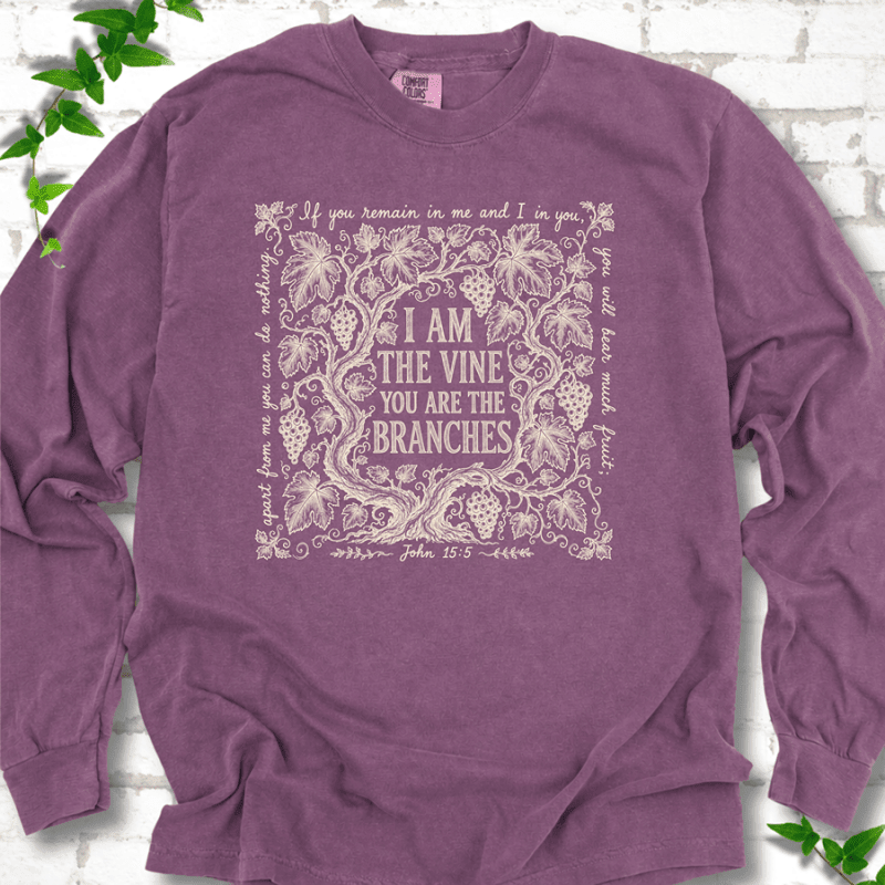 I Am The Vine LS T-Shirt - Cellife Well