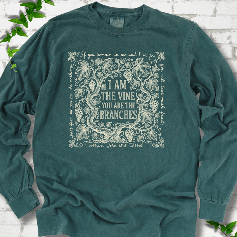 I Am The Vine LS T-Shirt - Cellife Well