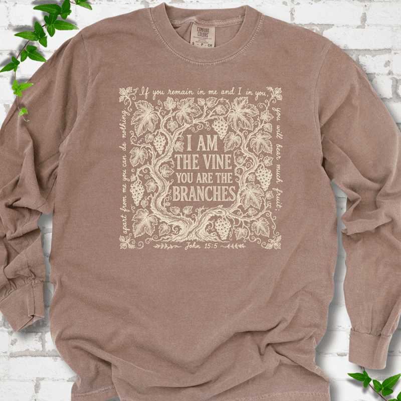I Am The Vine LS T-Shirt - Cellife Well