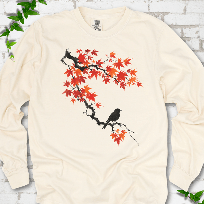 Japanese Maple LS T-Shirt - Cellife Well