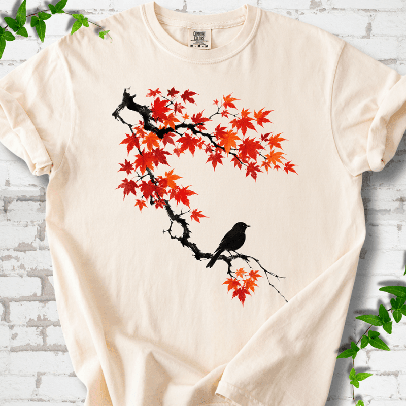 Japanese Maple T-Shirt - Cellife Well