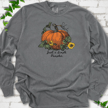 Just a Simple Pumpkin LS T-Shirt - Cellife Well