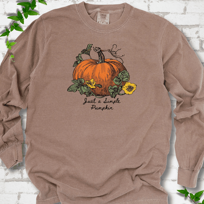 Just a Simple Pumpkin LS T-Shirt - Cellife Well