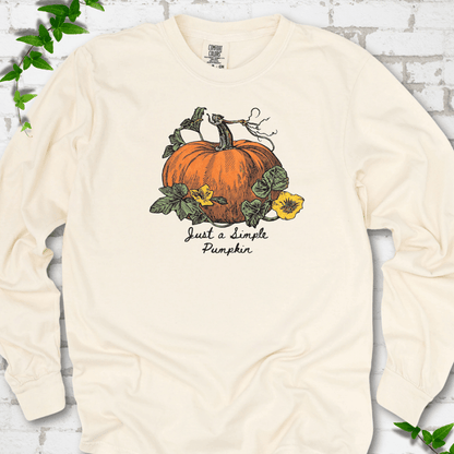Just a Simple Pumpkin LS T-Shirt - Cellife Well