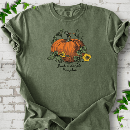 Just a Simple Pumpkin T-Shirt - Cellife Well