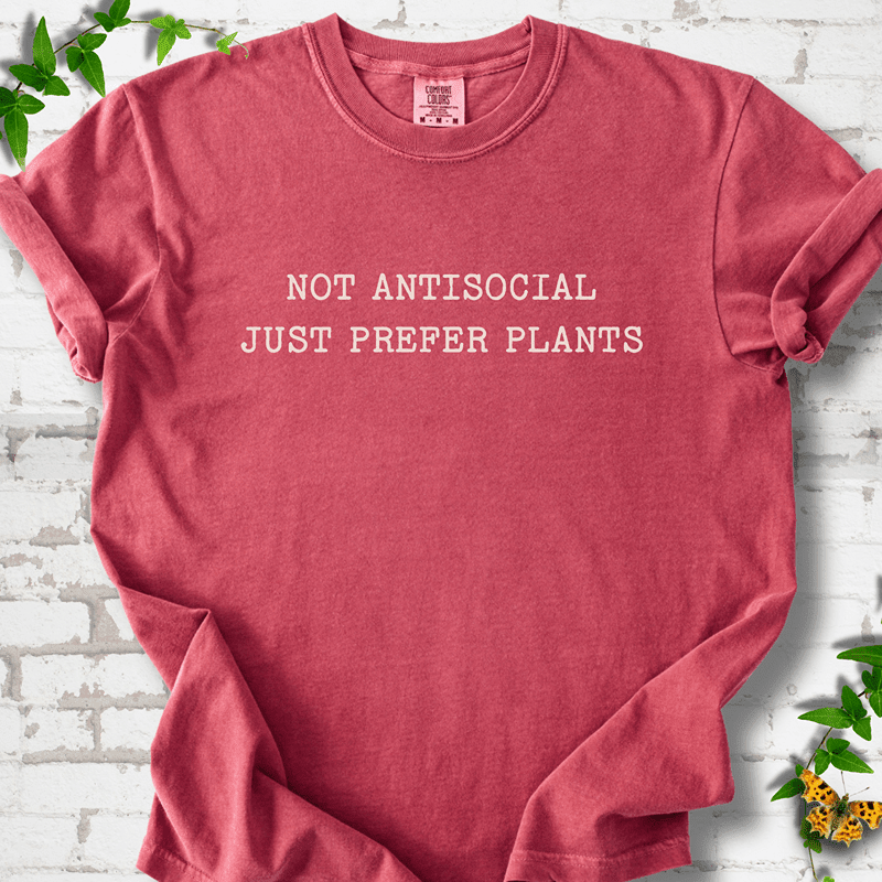 Just Prefer Plants T-Shirt - Cellife Well