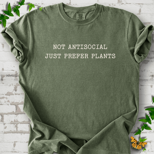 Just Prefer Plants T-Shirt - Cellife Well