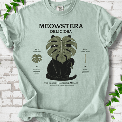 Meowstera T-Shirt - Cellife Well