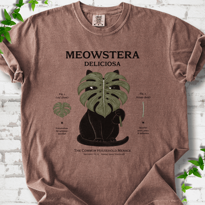 Meowstera T-Shirt - Cellife Well