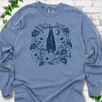 Moon Garden Bat LS T-Shirt - Cellife Well