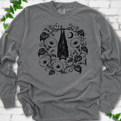 Moon Garden Bat LS T-Shirt - Cellife Well