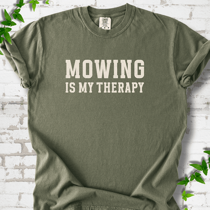 Mowing Is My Therapy T-Shirt - Cellife Well