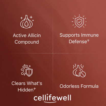 Odorless Garlic Extract Capsules - Cellife Well