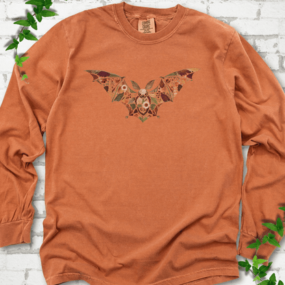 Pressed Flower Bat LS T-Shirt - Cellife Well