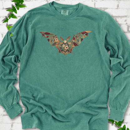 Pressed Flower Bat LS T-Shirt - Cellife Well