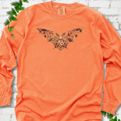 Pressed Flower Bat LS T-Shirt - Cellife Well