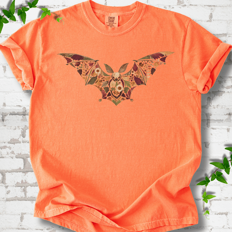 Pressed Flower Bat T-Shirt - Cellife Well