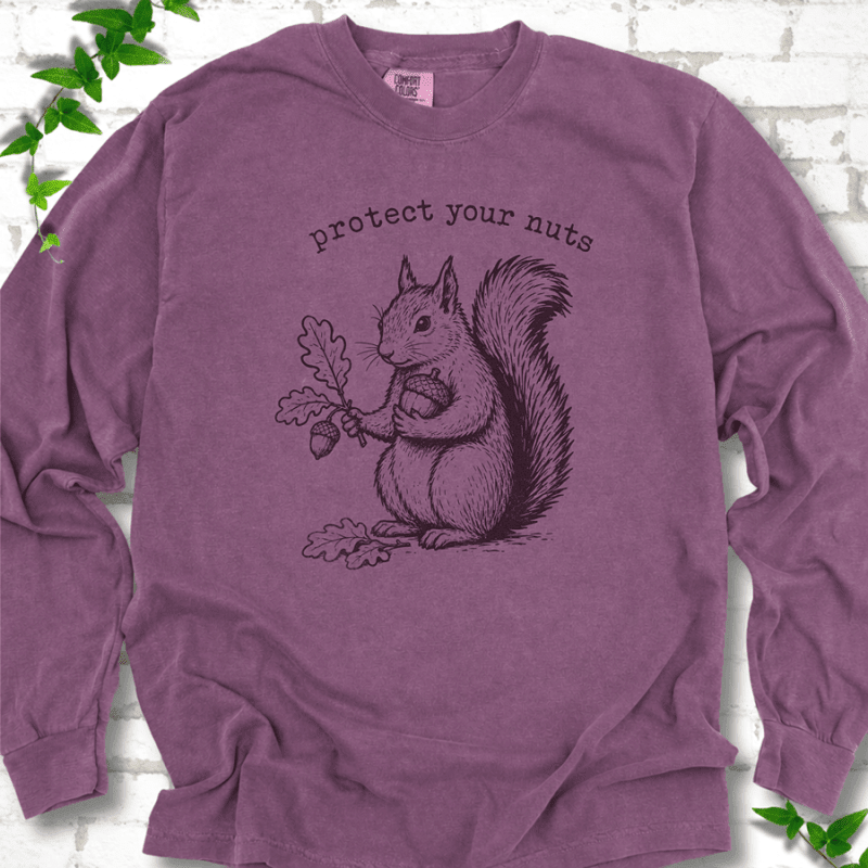 Protect Your Nuts LS T-Shirt - Cellife Well