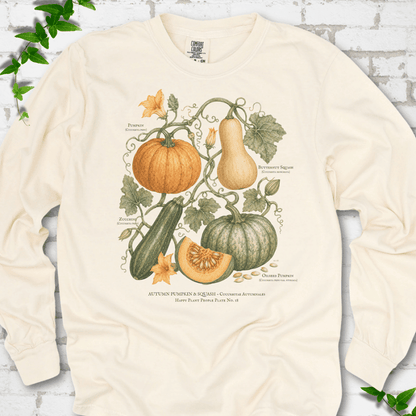 Pumpkin & Squash Botanical LS T-Shirt - Cellife Well