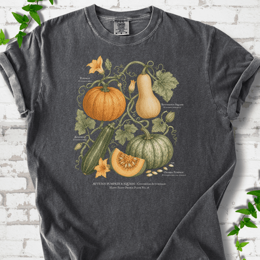 Pumpkin & Squash Botanical T-Shirt - Cellife Well