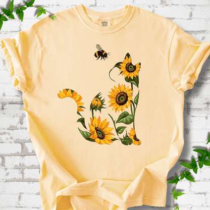 Sunflower Cat T-Shirt - Cellife Well