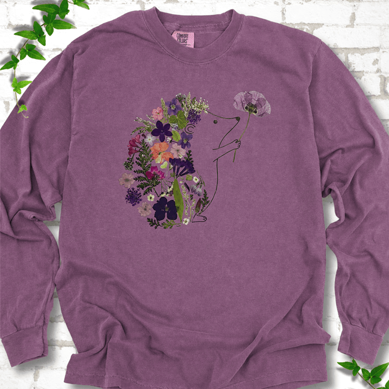 Wildflower Hedgehog LS T-Shirt - Cellife Well