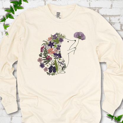 Wildflower Hedgehog LS T-Shirt - Cellife Well